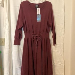 Torrid Outlander corset sweater dress